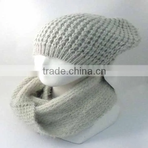 Ladies Designer Hat and Scarf Sets
