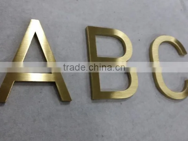 High Quality Alphabet Letters Brass, Brass Alphabet Letters photo-5