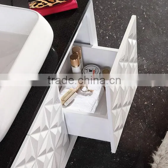 ROCH 8005 Hot Sell Wood Bathroom Vanity Customized With Marble Counter Top photo-3
