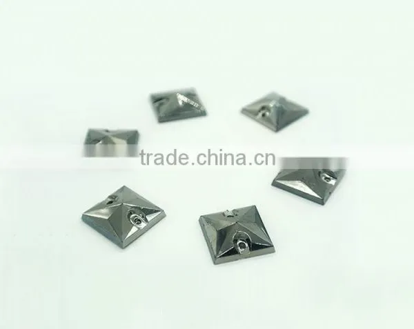KC5 Square Rivoli 18*18 Flat Back Sew on Acrylic Rhinestones for Fashion Decoration, Craft Making, Garment Bags Accessories photo-4
