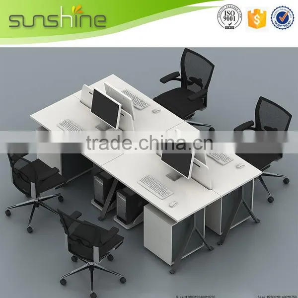 China Supply Office Furniture Opening Style Desk System Office Desk Partition Low Partition photo-5