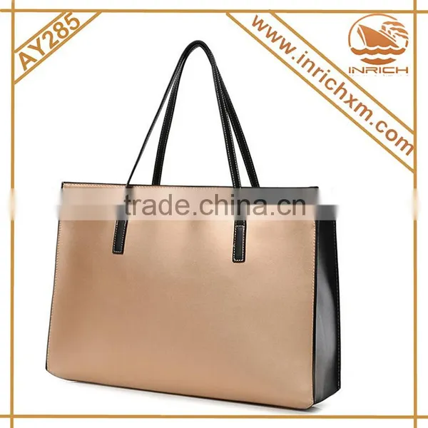 Fashion 2pcs Tote Handbag Set Leather Handbag Manufacturers photo-2