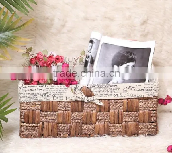 Maize and Water Hyacinth Rattan Basket Recommend Set Of3 photo-4