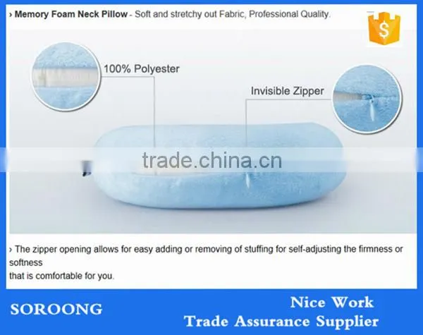 Experienced Manufacture Soft Custom Car Travel Memory Foam U Shape Neck Pillow Quality Choice photo-5