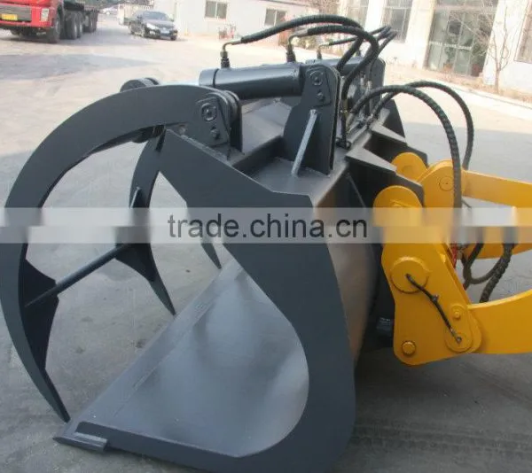 SZM ZL-16 Farm Front End Wheel Loader With Wood Grabble for Japanese Tractor photo-4
