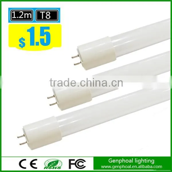 Factory Price $1.5 Led Tube8 Led Glass Tube 1200mm t8 Led Tube photo-6