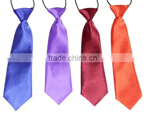 Children Boys Elastic Wedding Tie Various Colors photo-6
