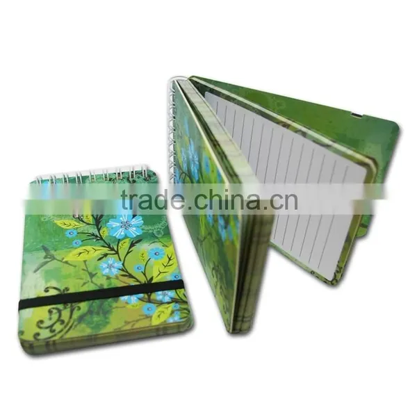 Spiral Mini Notepad With Elastic Bound (BLY5-5034PP) photo-2