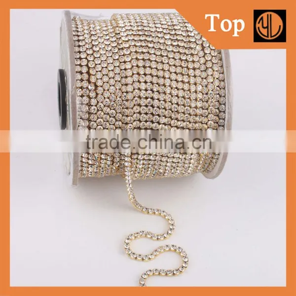 2016 Fashion Jeweled Ornaments Rhinestone Cup Chain for Shoes photo-4