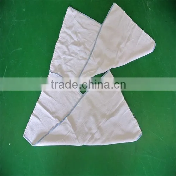 White Used Hotel Towels