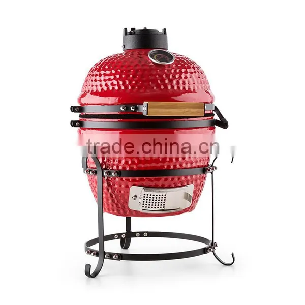 Ceramics Charcoal Grilling Outdoor Kamado BBQ Smoker photo-5