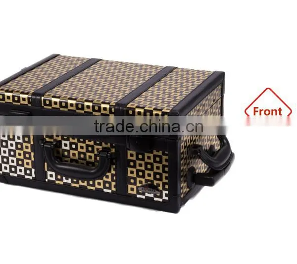 Makeup Case Lights Mirror Professional Makeup Trolley Case Beauty Case With Pattern photo-2