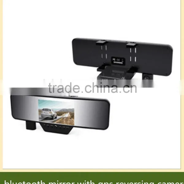 5.0" Touch Android Rearview Mirror Bluetooth WiFi FM FHD 1080P Dash Camera Parking Dvrs Rear View GPS Navigation Free Map