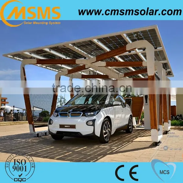 Aluminum PV Carport Solar Support Hardware With OE photo-3