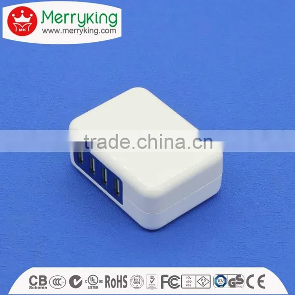 Packed in Double Blister 5voltage 2a 2.1a Usb Wall Charger With 150cm Cable photo-5
