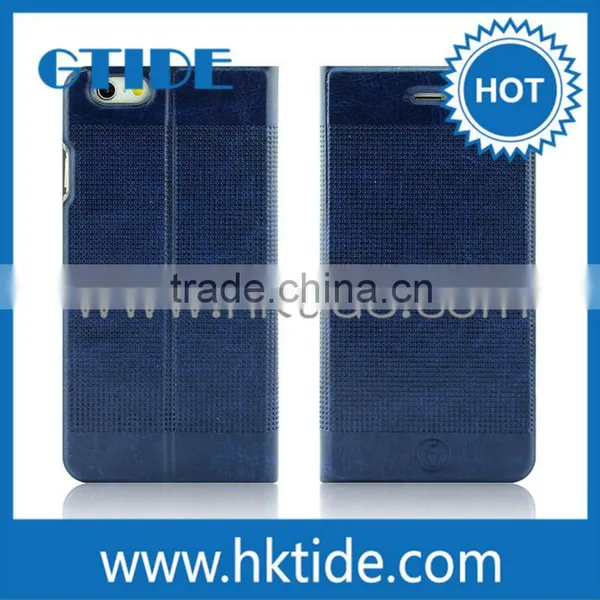 Shenzhen Factory Magnetic Flip Leather Phone Case for Iphone6 photo-2