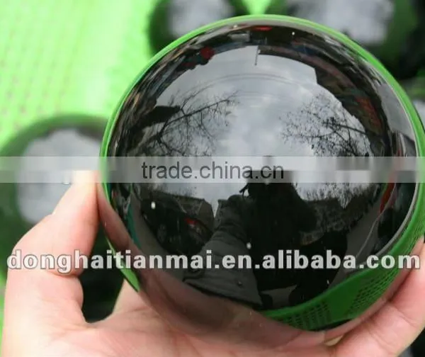Wholesale Hot Sale Rare Natural Black Clear Quartz Sphere Obsidian Crystal Ball photo-2