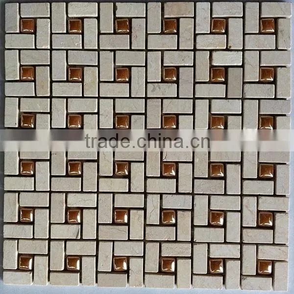 New Style Marble Mosaic Floor Tile on Sale photo-2