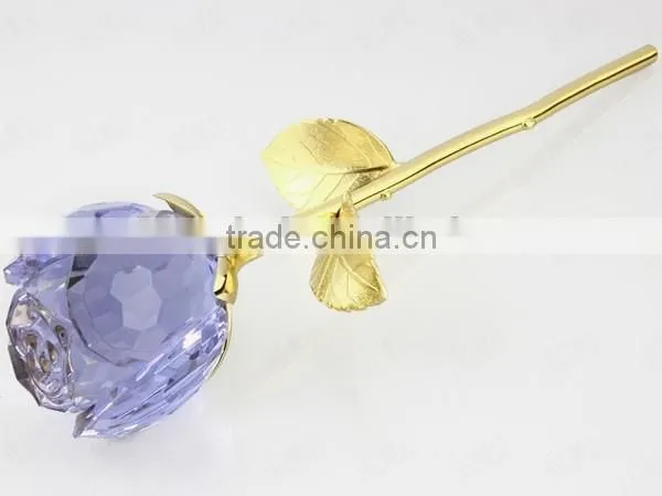 2016 Beautiful Valentine's Gift Crystal Rose photo-3