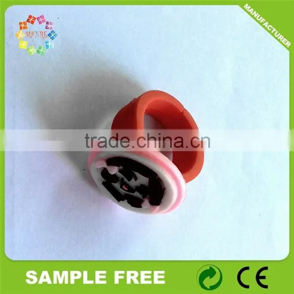 New Design Soft Pvc Gifts Finger Ring photo-2