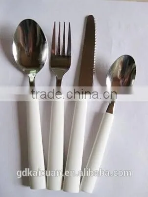 Factory Direct Sale Stainless Steel Plastic Handle Cutlery Set photo-2