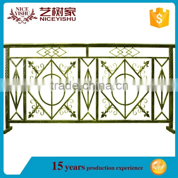 Customized Wrought Iron Morden Balcony Railing /iron Grill Design for Veranda photo-6