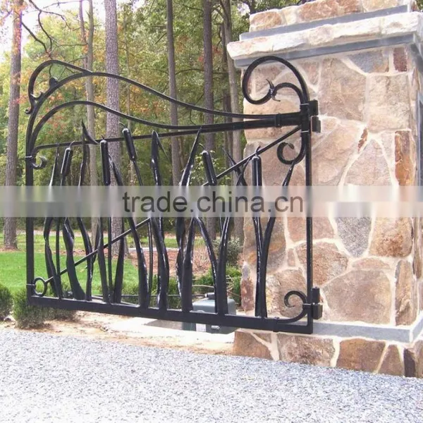 Elegant Backyard Wrought Iron Gate Designs From China Supplier photo-5