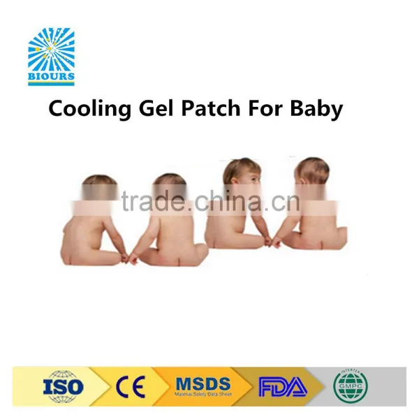 China Manufacturer Cool Cooling Gel Sheet Patch For Fever Reliefing