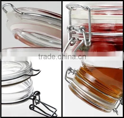 Glass Sealed Jars With Locking Lid photo-3