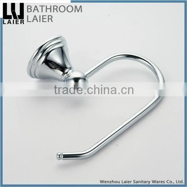 Grooming Bathroom Designs Zinc Alloy Chrome Finishing Bathroom Sanitary Items Wall Mounted Toilet Paper Holder photo-4