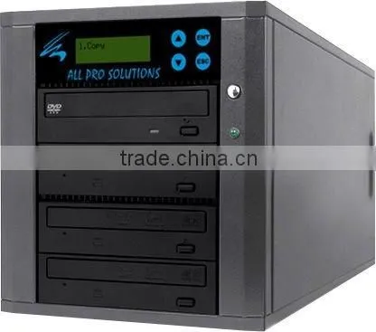 All Pro Solutions M-3-LOC Standalone Manual 3 Drive CD DVD Duplicator w/ 500GB Hard Drive & DVD Video Copy Protection