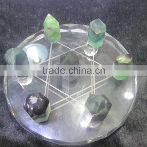 Colourful Seven Star / Natural Crystal Point photo-3