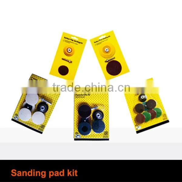Sanding pad kit