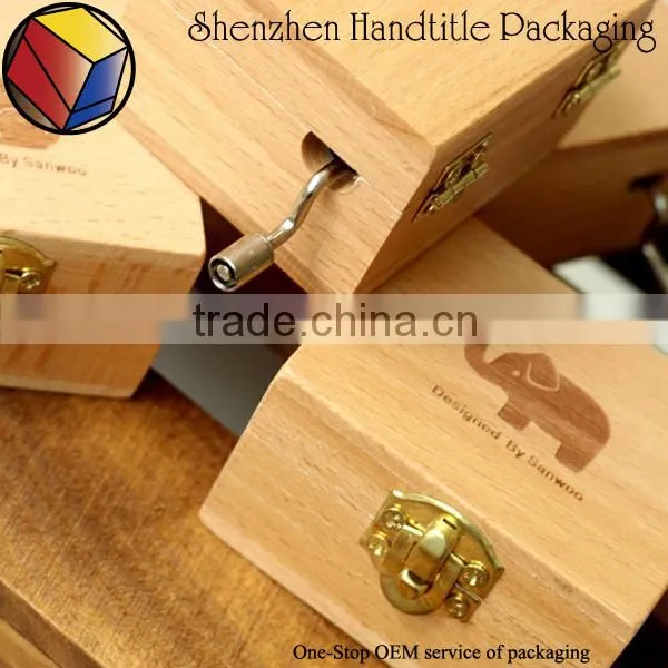 Christmas Wooden Music Box Gift photo-5