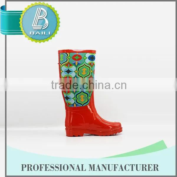 2016 Top Quality Useful Colorful Elephant Rain Boots