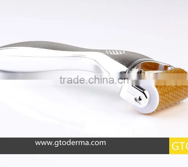 GTO400 Needles Body Derma Roller Micro Needle Roller With Hot Silver Handle photo-3