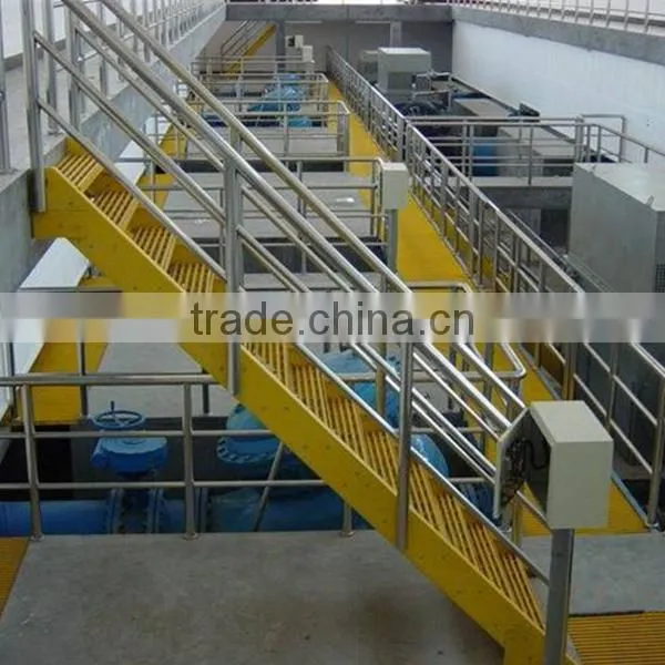 Corrosion Resistant Fiberglass Combination Platform Ladder From China photo-3