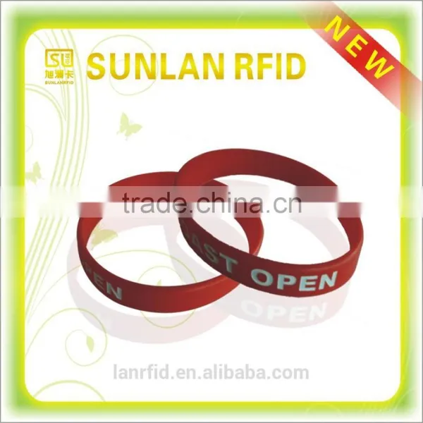 2014 Printable Lf RFID Contactless Silicone Wristband