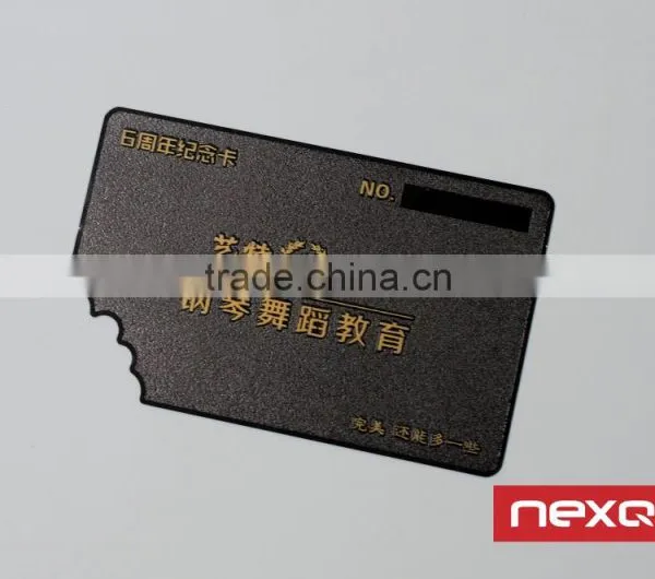 Stainless Steel Electroplate Matt Black Metal Business Card photo-5