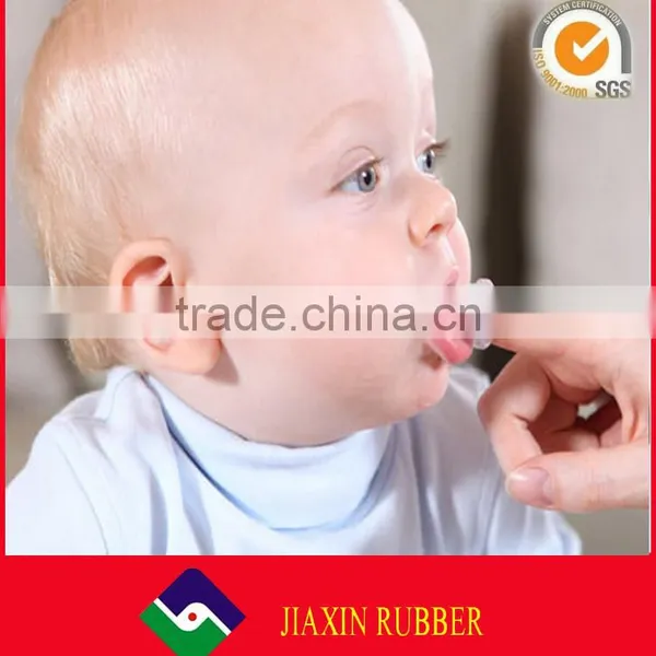 High Quality Custom Soft Transparent Silicone Finger Toothbrush for Baby /kid /infant/toddler photo-6