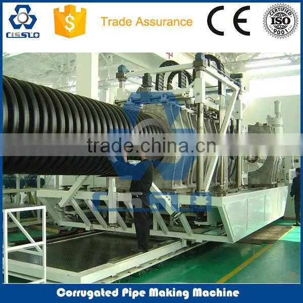 CE STANDARD HIGH PERFORMANCE PVC CORRUGATED PIPE MAKING MACHINERY photo-6