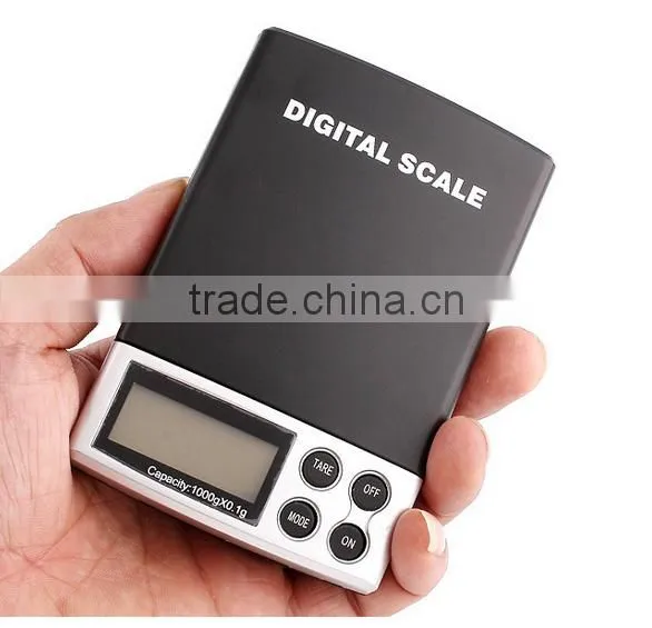 1000g x 0.1g LCD Display Mini Electronic Digital Jewelry Pocket Scale Balance Weight Weighing Scale photo-2