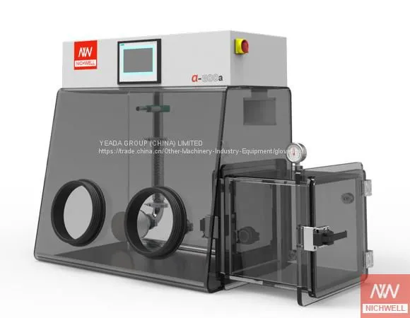 Acrylic Glove Box With Gas Purification System and PLC Control Lab2000 photo-4