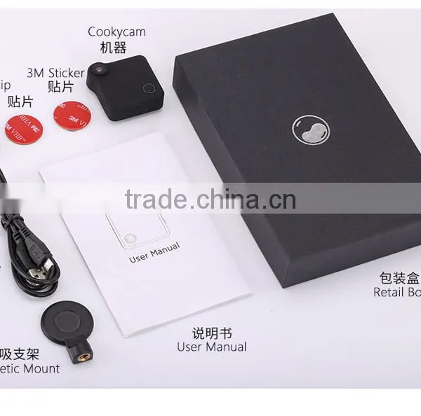 New Arrival C1 Smart Cam 720P Battery Powered Wearable WIFI Wireless Hidden IP Camera photo-6