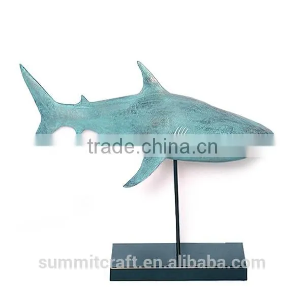 Modern Polyresin Animal Shark Figurine