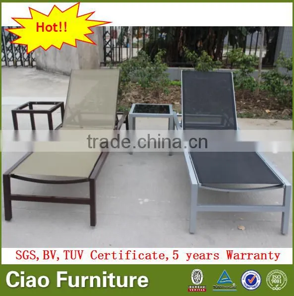 Modern Patio Lounge Furniture Beach Outdoor Chaise Lounge Set photo-6
