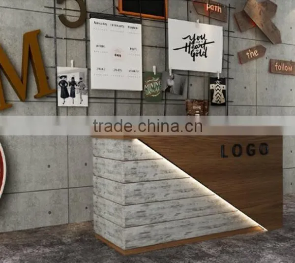 2017 New Style Shop Counter Design Money Counter Reception Counter(BG11-M098) photo-2
