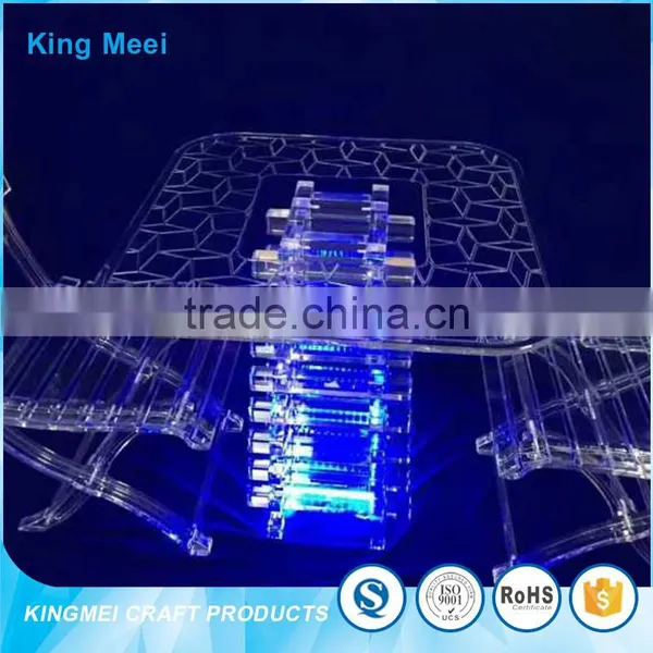 China Factory Custom Clear Acrylic Table Chairs Furniture photo-4