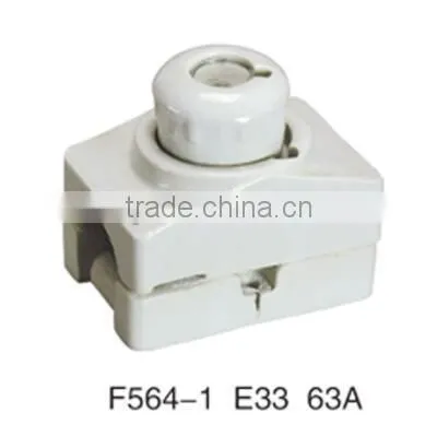 25A E27 Screw Type Ceramic Fuse Holder Fuse Base photo-2