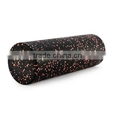 Black Color With Orange Dot Epp Yoga Roller Massager Roller for Body Fitness. photo-3